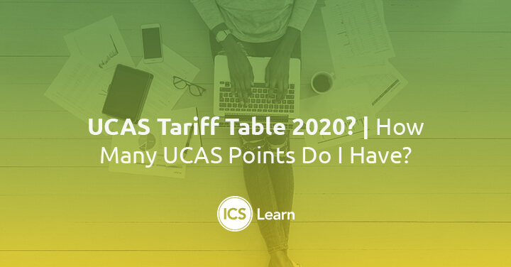 Ucas Tariff Table 2020